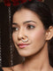 Gold Plated AD Studded Bridal Designer Press Nose Ring Nath