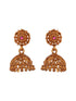 Antique Gold Polish Temple Lakshmiji Long Haram Mala Jewellery Set