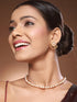 Gold Plated Pearl Beaded Minimal Dailywear Necklace Jewellery Set