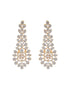 Gold Toned White CZ Studded designer Jewellery Set