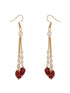 Gold Plated Red Pearl Maala Necklace Jewellery Set