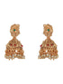 Gold Mango Pearl Drops Temple Lakshmi Devi Haram Necklace Jewellery Set