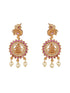 Gold Plated Kempo Studded Goddedd Lakshmi Temple Choker Jewellery Set