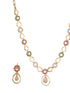 Gold Plated CZ Studded Minimal Jewellery Set