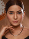 Gold-Plated-Zircon-Studded-Black-Bead-Mangalsutra-Chain-Minimal-solitaire-Jewellery-Set