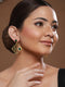 Yellow stone studded STUDD Earrings