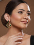 Yellow stone studded STUDD Earrings