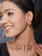 Gold Plated Lord Tirupati Balaji Symbol Chain Jewellery Set
