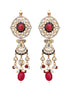 Gold Plated Kundan Studded Multicoloured Bridal Designer Choker Necklace Jewellery set