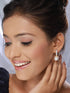 Gold Toned Pearl Minimal Officewear Drop Earrings