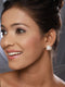 Gold Toned Freshwater Pearl Minimal Triangular Studds earringsEarring
