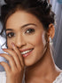 Silver Plated Pearl & CZ Studded Minimal Studds Earrings