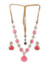 Gold Plated Ruby Red Original Kundan Studded Luxe Bridal Jewellery Set