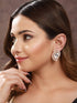 Gold Toned Kundan & CZ Studded Studds Earrings