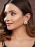 Gold Polish Real Kundan & CZ Studded Luxe Studds earrings