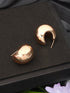 Anti-Tarnish Rose Gold Plated Dome Shaped Statement Studds Earrings