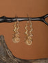 Anti-Tarnish Gold Plated Spiral Twisted Statement Hoops Earrings