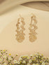 Anti-Tarnish Gold Plated Spiral Twisted Statement Hoops Earrings