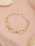 Anti-Tarnish 18k Gold Plated Knotted Link Wraparound Bracelet