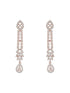 Rose Gold Plated Zircon Studded Luxe Pendant Necklace jewellery Set