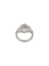Silver Plated AD Studded Floral Delicate Engagement Finger BandRing