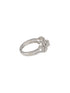 Silver Plated AD Studded Floral Delicate Engagement Finger BandRing