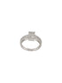 Silver Plated AD Studded Solitaire Delicate Engagement Finger Band Ring