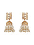 Gold Toned Pearl Beaded Minimal Choker Jewellery Set