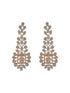 Gold Toned White CZ Studded designer Jewellery Set