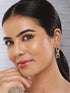 Anti-Tarnish 18k Gold Plated Criss Cross Dangling Link Earrings