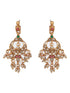 Gold Plated Kemp Stones Pearl beaded Chandbali Pendant Style Choker Jewellery Set