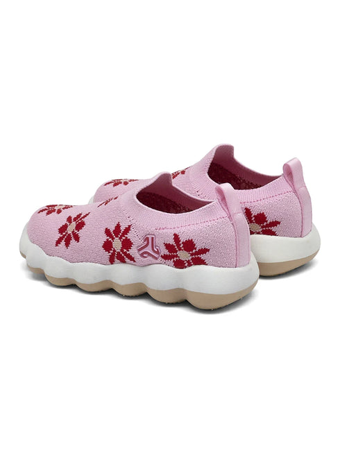 VELTO K Pink Kids Walking Shoes