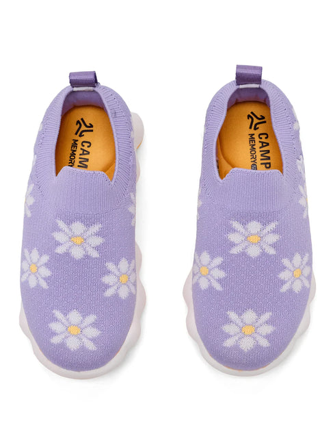 VELTO K Purple Kids Walking Shoes
