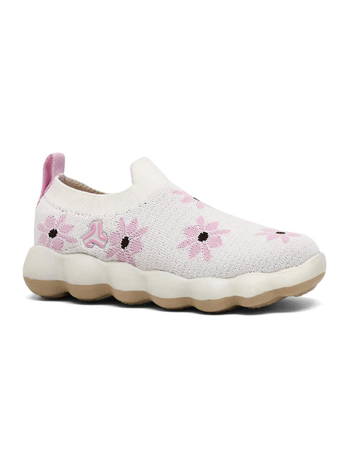VELTO K White Kids Walking Shoes