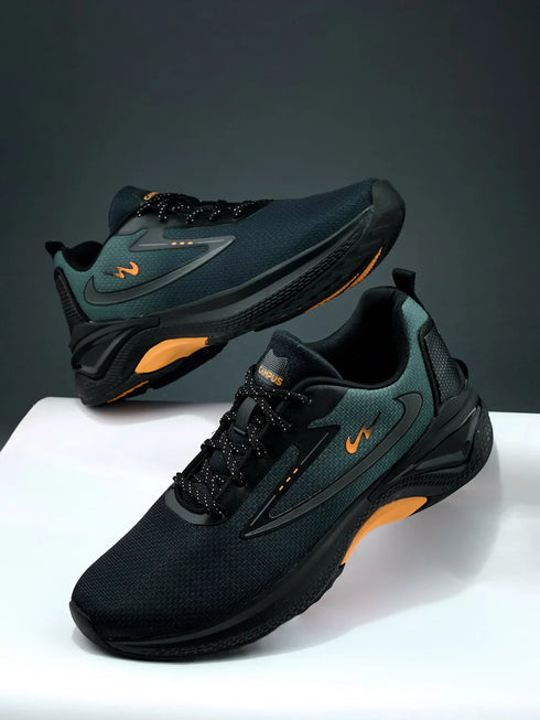 VESPER Black Men's Running Shoes