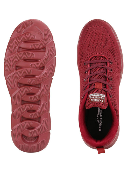 VIBGYOR Burgundy Men's Sneakers