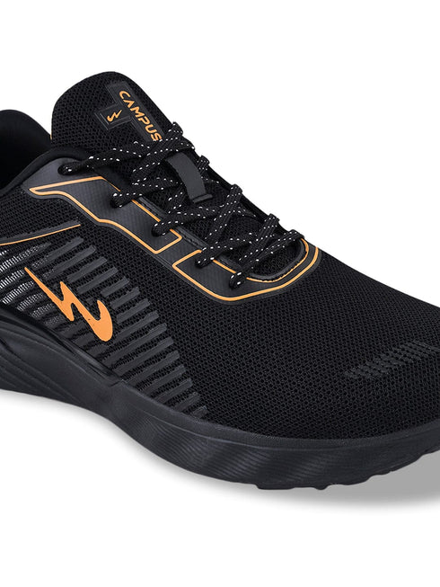 VINCENT Black Men's Sports Shoes
