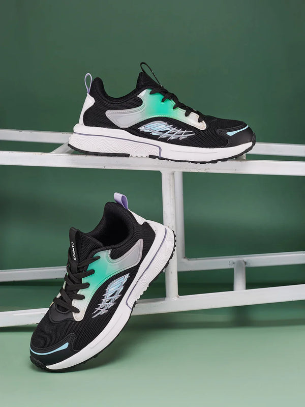 VIRTU KIDS Black Kids Running Shoes