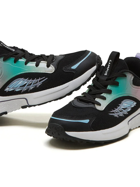 VIRTU KIDS Black Kids Running Shoes