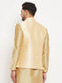 Men's Gold Zari Weaved Jacket