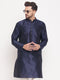 Men's Navy Blue Kurta