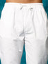 Men's Navy Blue Rayon Schiffli Kurta And Pant Set