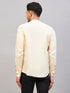Men's Cream Short Cotton Kurta
