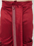 Men's Plus Size Maroon Cotton Blend Thread Work Traditional Dhoti