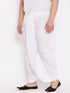 Men's Plus Size Pure Cotton White Traditional Dhoti
