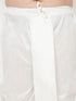 Men's Plus Size White Cotton Blend Solid Traditional Dhoti
