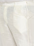 Men's Plus Size Cream Silk Blend Kurta Pant Set