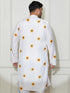 Plus Men's Cream Cotton Blend Kurta