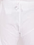 Men's Plus Size White Solid Pure Cotton Relaxed-Fit Pyjama