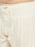 Men's Plus Size Cream Cotton Blend Patiala